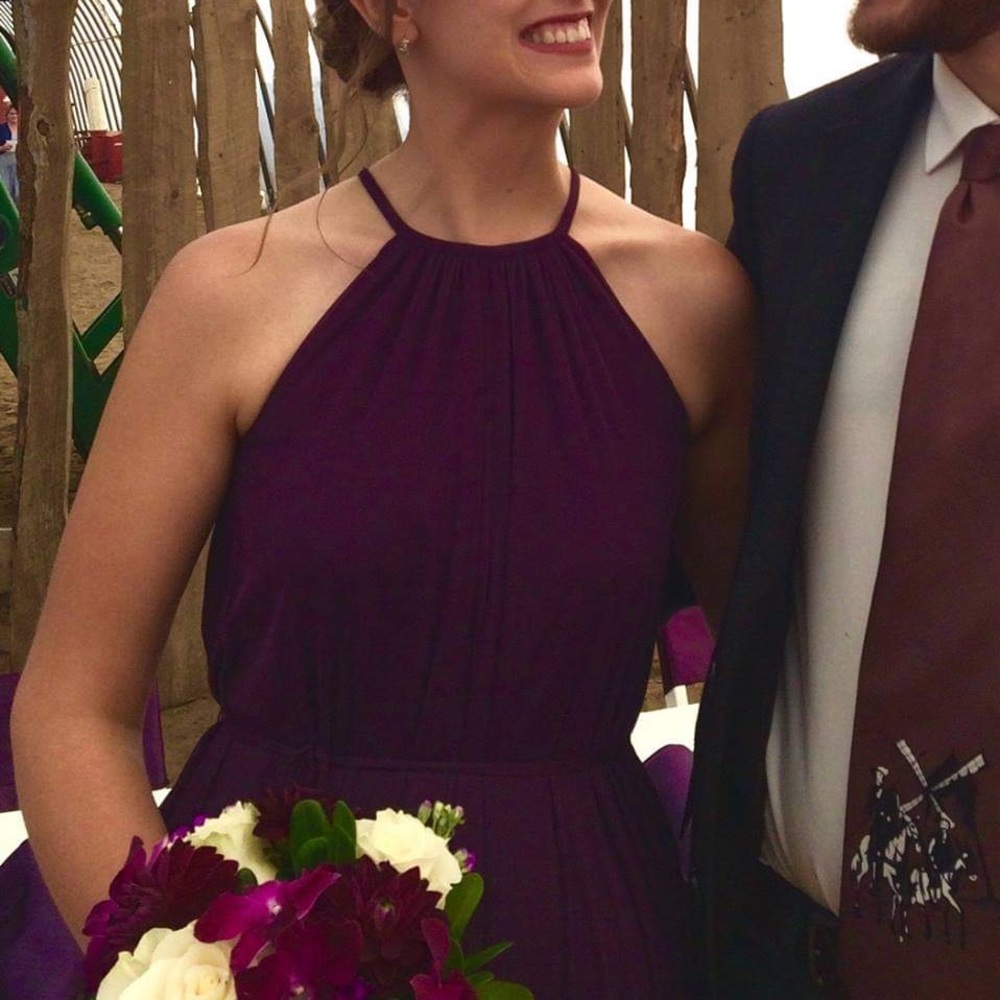 Long Purple Formal Dress with Extra Length